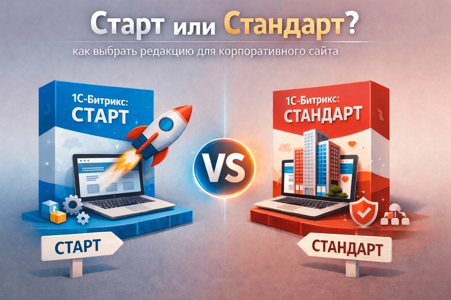 Старт или Стандарт: как выбрать редакцию для корпоративного сайта в Смоленске